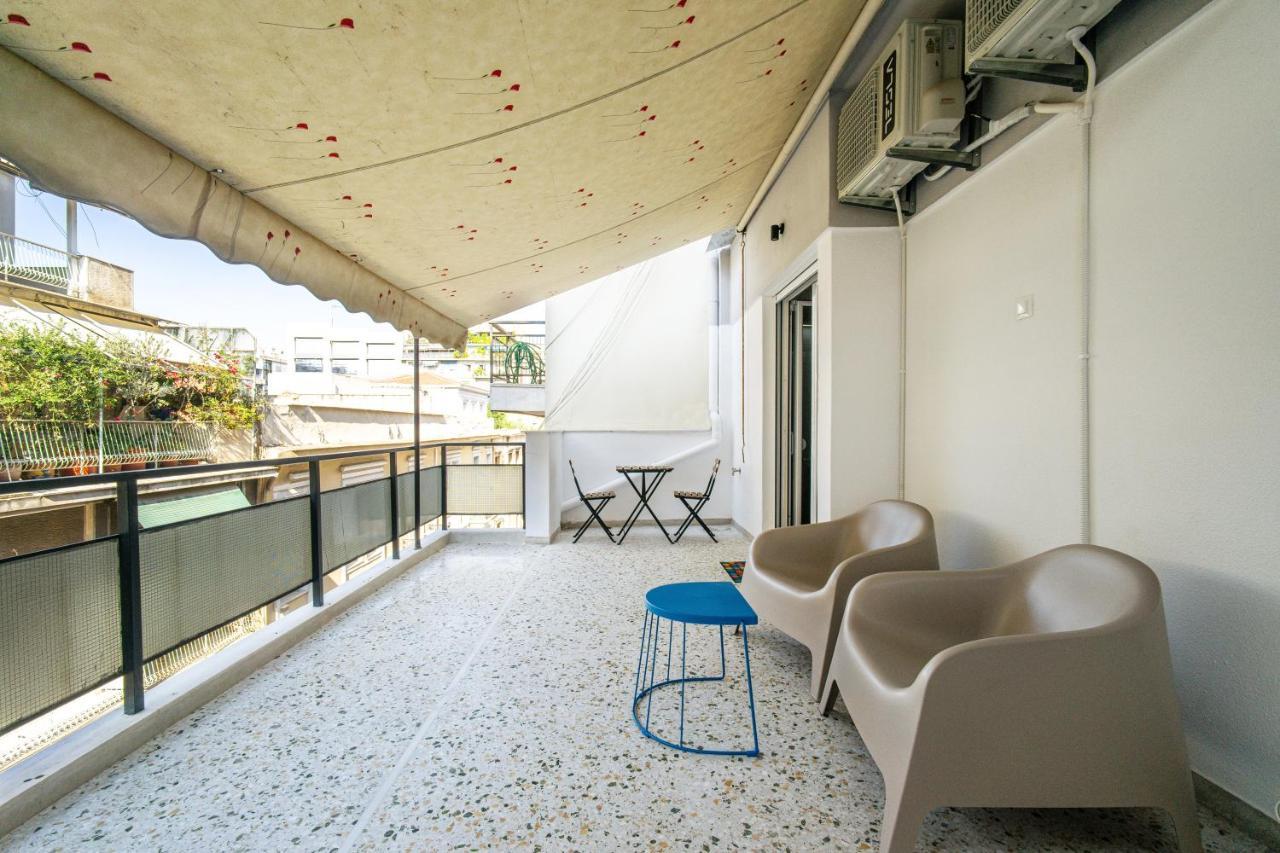 Majestic Flat With Huge Terrace In The City Center Atenas Exterior foto
